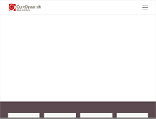 Tablet Screenshot of coredynamik.de